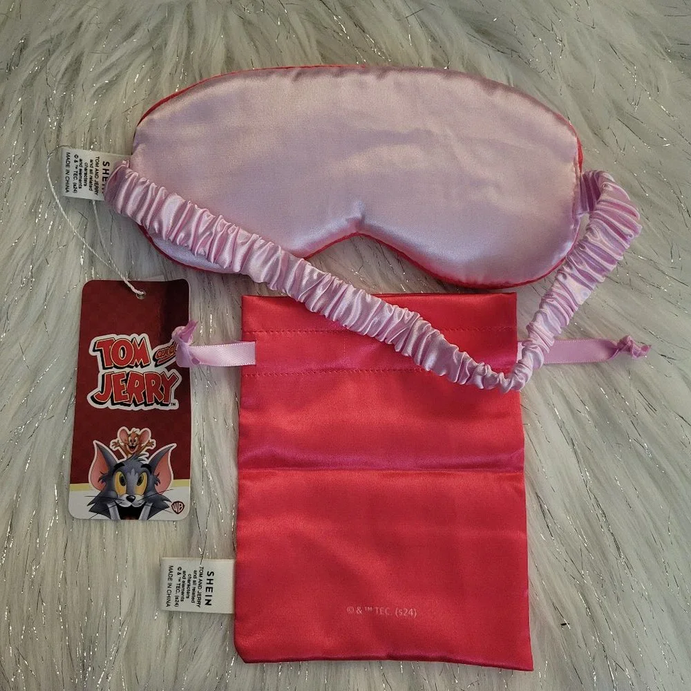 Tom & Jerry Eye Mask w/ Pouch